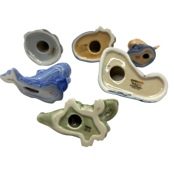 Wade Water Life Complete Set 1997 Octopus Crab Goldfish Whale Seahorse Alligator - Picture 4 of 7